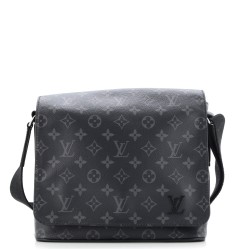 District Messenger Bag Monogram Eclipse Canvas PM