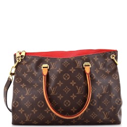 Pallas Tote Monogram Canvas with Leather