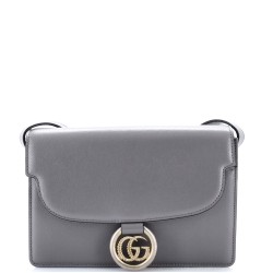 GG Ring Shoulder Bag Leather Small