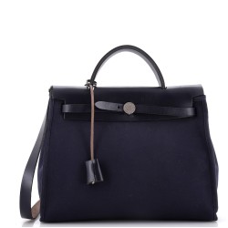 Herbag Zip Leather and Toile 31