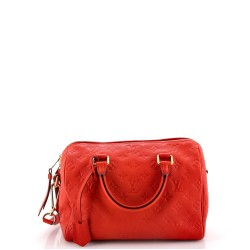 Speedy Bandouliere Bag Monogram Empreinte Leather 25