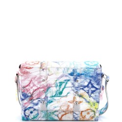 Trunk Messenger Bag Limited Edition Monogram Pastel Multicolor