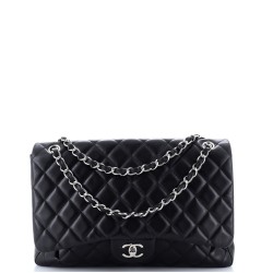 Classic Single Flap Bag Quilted Lambskin Maxi