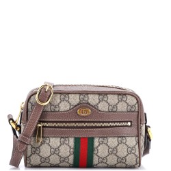Ophidia Shoulder Bag GG Coated Canvas Mini