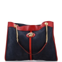 Rajah Chain Tote Suede Large