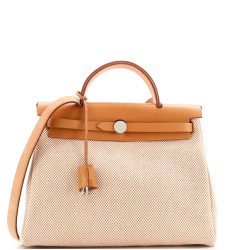 Herbag Zip Criss Viking Toile and Leather 31