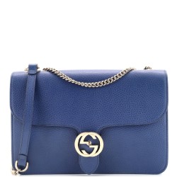 Interlocking Shoulder Bag Leather Medium