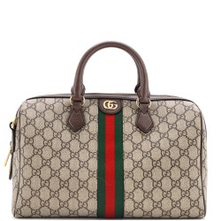Ophidia Convertible Boston Bag GG Coated Canvas Medium