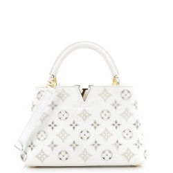 Capucines Bag Monogram Cutout Broderie Leather BB