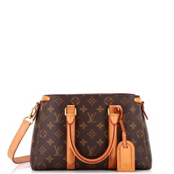 Soufflot Tote Monogram Canvas with Leather BB