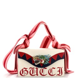 Naga Dragon Shoulder Bag Printed Leather Small