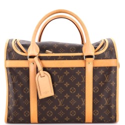 Dog Carrier Bag Monogram Canvas 40