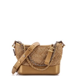 Gabrielle Hobo Quilted Tweed and Calfskin Small
