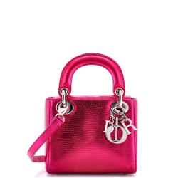 Lady Dior Bag Lizard Mini