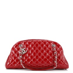 Just Mademoiselle Bag Quilted Patent Medium