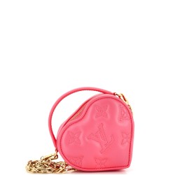 Pop My Heart Pouch Bag Bubblegram Leather