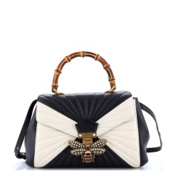 Queen Margaret Top Handle Bag Multicolor Quilted Leather Medium