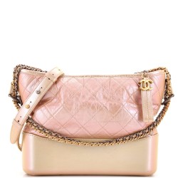 Gabrielle Hobo Quilted Iridescent Lambskin Medium