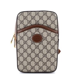 Interlocking G Patch Sling Bag GG Coated Canvas Small