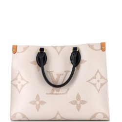 OnTheGo Tote Monogram Dune Canvas MM