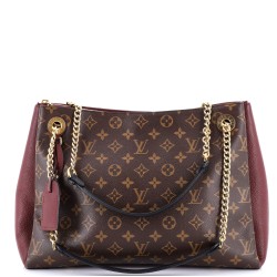 Surene Handbag Monogram Canvas with Leather MM