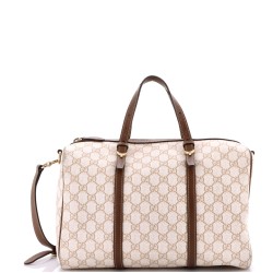 Nice Convertible Boston Bag GG Coated Canvas Medium