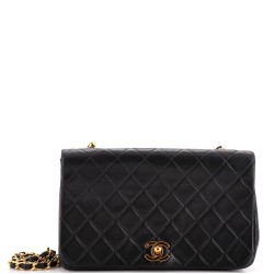 Vintage Full Flap Bag Quilted Lambskin Medium