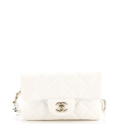 My Precious Pearls Waist Bag Quilted Lambskin Mini