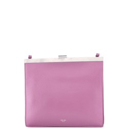Clasp Crossbody Bag Leather Mini