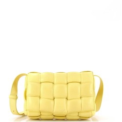 Cassette Crossbody Bag Padded Maxi Intrecciato Leather