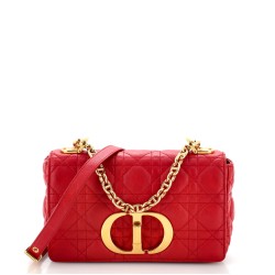 Caro Bag Cannage Quilt Calfskin Small