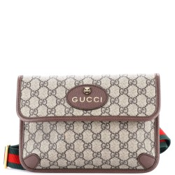Neo Vintage Flap Belt Bag GG Coated Canvas