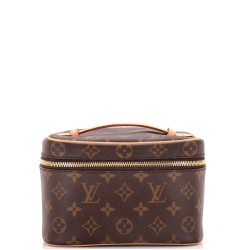 Nice Vanity Case Monogram Canvas Mini
