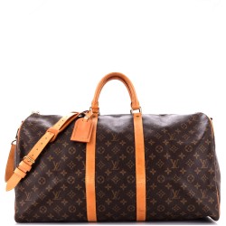Keepall Bandouliere Bag Monogram Canvas 50