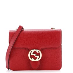 Interlocking Shoulder Bag Leather Small