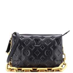 Coussin Bag Monogram Embossed Lambskin BB