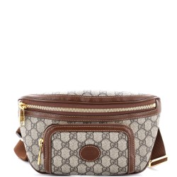 Interlocking G Patch Belt Bag GG Coated Canvas