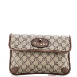 Neo Vintage Flap Belt Bag GG Coated Canvas