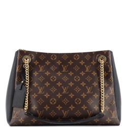 Surene Handbag Monogram Canvas with Leather MM
