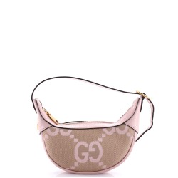 Ophidia Zip Hobo Jumbo GG Canvas with Leather Mini