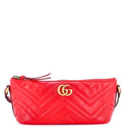 GG Marmont Pochette Shoulder Bag Matelasse Leather Small