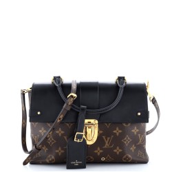 One Handle Flap Bag Monogram Canvas and Leather MM