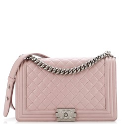 Boy Flap Bag Quilted Lambskin New Medium