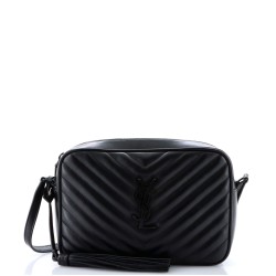 Lou Camera Bag Matelasse Chevron Leather Small