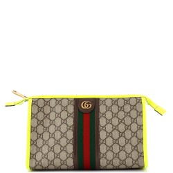 Ophidia Pouch GG Coated Canvas Medium