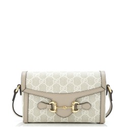 Horsebit 1955 Flap Crossbody Bag GG Coated Canvas Mini