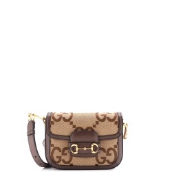 Horsebit 1955 Shoulder Bag Jumbo GG Canvas Mini