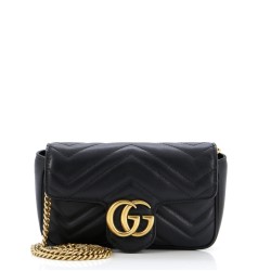 GG Marmont Flap Bag Matelasse Leather Super Mini