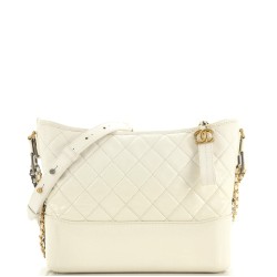 Gabrielle Hobo Quilted Goatskin and Patent Medium