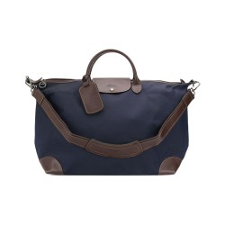 LONGCHAMP Boxford Fabric Short Handle Large Blue